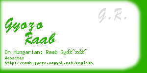 gyozo raab business card